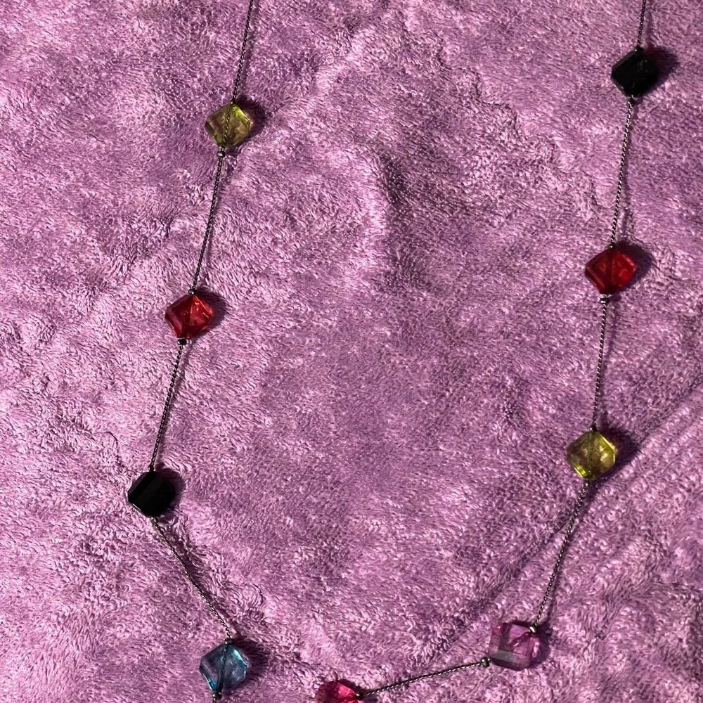 Multicolored necklace 20"